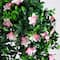 34in. UV Resistant Artificial Azalea Hanging Basket (Indoor/Outdoor)